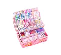 Creative Sticker Kit - Decorative Cards, Do It Yourself Together | Keychain Hardware with Shiny Stickers, Handmade Supplies for Fave
