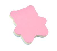 Creative Sticky Notes, Sticky Notes with A Variety of Shapes, Including Leaves, T-Shirts, Flowers, Hearts, Etc., Strong Sticky Removable Notes Suitable for School, Office and Home (Bear)