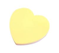 Creative Sticky Notes, Sticky Notes with A Variety of Shapes, Including Leaves, T-Shirts, Flowers, Hearts, Etc., Strong Sticky Removable Notes Suitable for School, Office and Home (Heart Shape)