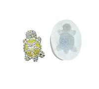 Creative Stone Shrimp and Money Testudine Cast for Baking Rosin Chocolate Soap Making Handbuilt Present Concept Green Baking Cast Shellback Shrimp Plan