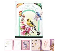 Creative Stress Relief Kit Watercolor Painting Book,DIY 3-Fold Watercolor Pad,2026 Watercolour Painting Books, Relax and Adjust Your Mood,Art Therapy Travel Set for Beginners and Enthusiasts (B)
