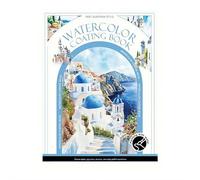 Creative Stress Relief Kit, Watercolour Painting Book for Adults, Watercolour Coloring Book, DIY 3-Fold Watercolour Pad for Beginners and Enthusiasts, Relax and Adjust Your Mood