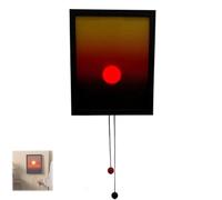 Creative Sunset Hand Pulled Night Light, 2026 Movable Sunrise to Sunset Scenery Wall Lamp, Movable Sunrise to Sunset Scenery Wall Lamp, Kinetic Manual Pull Sunrise Lamp Wall Light That Moves
