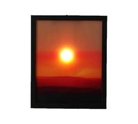 Creative Sunset Hand Pulled Night Light, Movable Sunrise to Sunset Scenery Wall Lamp Warm Unique Modern Funky Home Decor (Light)