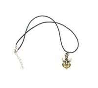 Creative Supernatural Dean Winchester Amulet Pendant Necklace, Demon Charm Jewelry Bronze Finish
