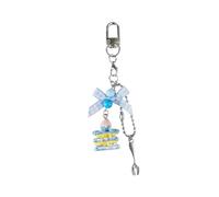 Creative Taro Cream Napoleon Phone Keychain Beads Accessories Gift Idea Mixed Material Phone Charm for Women