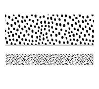 Creative Teaching Press Black Messy Dots EZ Border, 48 Feet