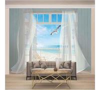 Creative Three Dimensional Sea Balcony Birds 3D Wallpaper Luxury Home Dining Decor Paste Sofa Living Room The Wall for Bedroom Mural-250cm×170cm