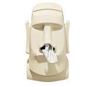 Creative Tissue Box Holder, Easter Island Figures Storage for Napkins, Headphone Stand for Desk, Kitchen, Bathroom, Living Room