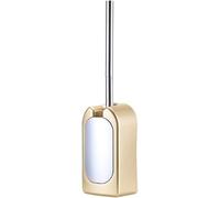 Creative toilet brush,toilet brush set wall-mounted, toilet brush set toilet brush toilet toilet@black (Color : Local Gold (Gold))