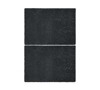 Creative Tops Naturals Placemats, Set of 2 Slate in Black | Charlies