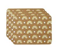 Creative Tops Cork Placemat Set Of 4 Rainbow