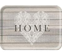 Creative Tops Everyday Home Large Melamine Serving Tray by , 38.5cm x 27.5cm x 1cm , Grey