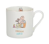 Creative Tops 5213408 Roald Dahl Large Mug with Bfg Illustration and Real Gold Rim, Bone China, White/Multi-Colour, 11 x 11 x 8.5 cm
