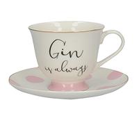 Creative Tops Ava & I Gin And Tonic Tea Cup Saucer Set Fine China 200 ml