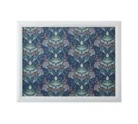 Creative Tops Arts and Crafts Lap Tray, Rectangle Bean Bag Cushioned 44 x 34cm - Blue