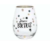 Ava & I Team Bride Wine Glass Set Of 2