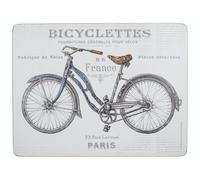 Creative Tops Bicycle Pack Of 6 Premium Placemats in White Creative Tops White