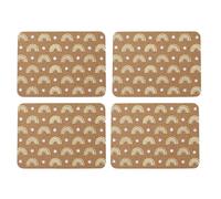 Creative Tops Cork Placemat Set Of 4 Rainbow