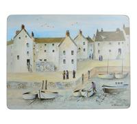 Creative Tops Cornish Harbour Premium Pack Of 6 Placemats Beige