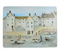 Creative Tops Cornish Harbour Premium Pack Of 6 Placemats Beige