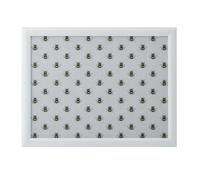 Creative Tops Country Bee Lap Tray, Rectangle Bean Bag Cushioned 44 x 34cm - Grey