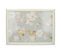 Creative Tops Lap Tray – Duck Egg Floral – Cushioned 44 x 34 cm – Multi-Colour