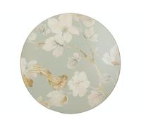 Creative Tops Duck Egg Floral Pack Of 4 Round Premium Placemats in Light Blue Creative Tops Light Blue