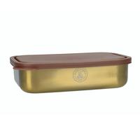 Creative Tops Earlstree & Co Stainless Steel Lunch Box - Gold - Stainless Steel - Lunch Box