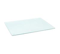 Creative Tops Everyday Home Clear Glass Work Surface Protector, 40 x 30cm | Glass Chopping Board, Textured Translucent Worktop Saver, Toughened Float Glass, Heat-Resistant, Non-Slip Feet