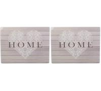 Creative Tops Everyday Home Glass Work Surface Protector, Grey (Pack of 2)