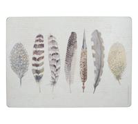 Creative Tops Feathers Pack Of 4 Large Premium Placemats