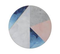 Creative Tops Geometric Palette Pack Of 4 Round Premium Placemats