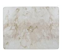 Creative Tops 'Grey Marble' Premium Cork Backed Placemats, 30 x 23 cm - Grey/White (Set of 4)