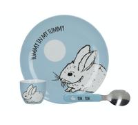 Creative Tops Into The Wild' Little Explorer Bunny 3 Piece Breakfast Dinner Set Creative Tops Multicolor