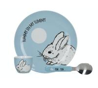Creative Tops Into The Wild 'Little Explorers' Children's 3-Piece Porcelain Breakfast Set with Storage Tin