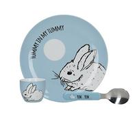 Creative Tops Into The Wild 'Little Explorers' Children's 3-Piece Porcelain Breakfast Set with Storage Tin