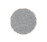 Creative Tops Jute Placemats, Round Grey, 34cm, Set of four in Grey Creative Tops Grey