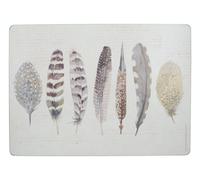 Creative Tops Large Premium Place mats x 4 Feathers, 40x29cm, Boxed | Size: 40x29 cm Creative Tops Multicolor 40x29 cm