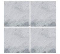 Creative Tops Naturals Marble Drinks Coasters, White, 10 cm, Set of 4