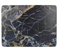 Creative Tops Navy Marble Pack Of 6 Premium Placemats in Black Creative Tops Black