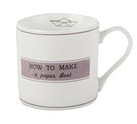 Creative Tops Origami Boat Can Mug, White