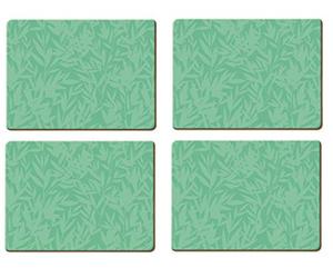 Creative Tops OTT Cork Placemat Set/Table Mats with 'Pandicorn' Design, Green, 29 x 21.5 cm, Set of 4