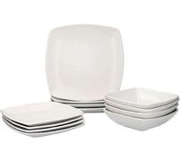 Raven 12 Piece Dinner Set White Creative Tops White 12 Pack