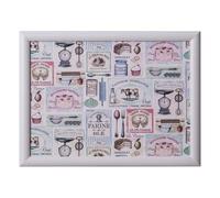 Creative Tops Retro Print Lap Tray with Cushion, Bean Bag Cushioned, Portable Lap Desk, Desk Laptop Tray 44cm x 34cm x 6cm