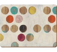 Creative Tops Retro Spot Premium Cork-backed Large Placemats, Multi-colour, 0.500 x 29.000 x 40.000 cm, Set of 4
