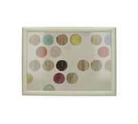 Creative Tops 'Retro Spots' Cushioned Bean Bag Lap Tray, 44 x 34 cm (17.5" x 13.5") - Multi-Colour