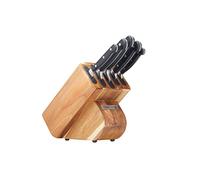 Sabatier Five Piece Knife Set With Acacia Wood Storage Block