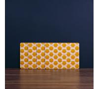 Creative Tops Spots Print Set of 4 Premium Placemats, Heat, Slip, Stain-Resistant, Cork Back, Easy To Clean, Printed Kitchen and Dining Lightweight Placemats