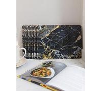 Creative Tops - Navy Marble Set of 6 Standard Medium Placemats, Cork, Navy Blue